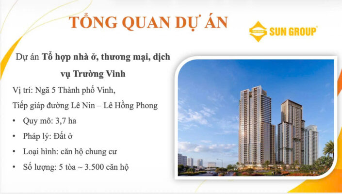 giá bán chung cư sun group nghệ an